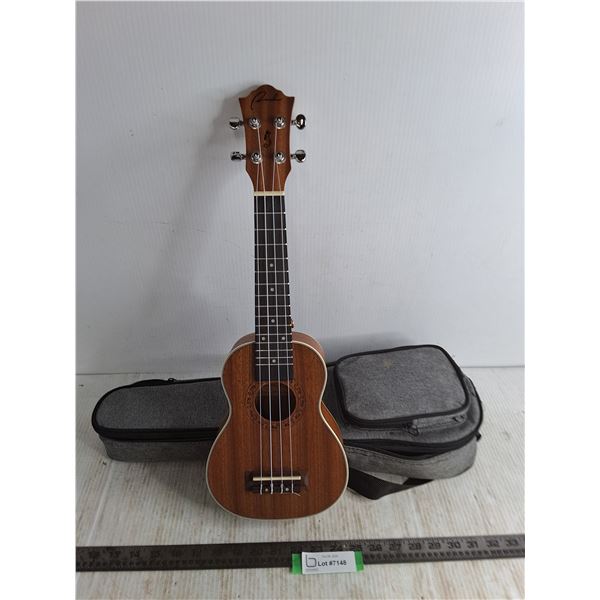 Ranch Ukelele w/Carry Case - 21" Length