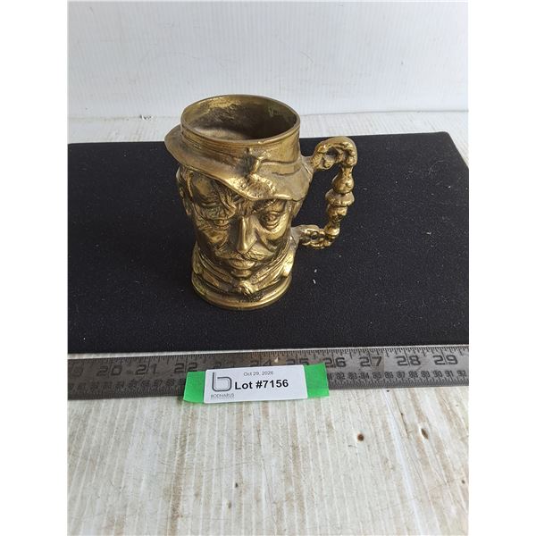 Vintage Brass Mug