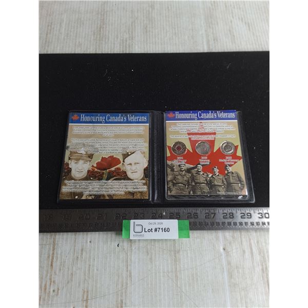 Canadian Veteran's 3-Coin Collector's Booklet