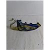 Image 2 : Swan Art Glass Bowl - 12" Length