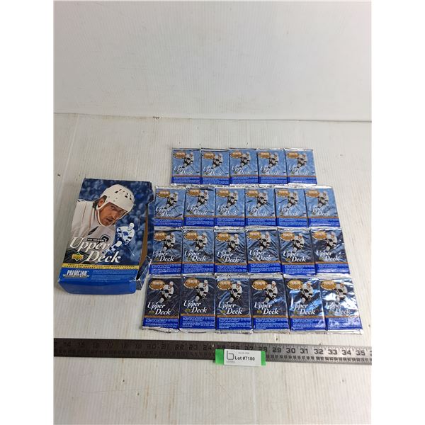 (23) Unopened Upper Deck NHL Card Packs from 1995/96 Season - Cannot Authenticate