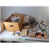 Image 1 : 3/4" Finishing Nails, Electrical Parts, Connector Hoses, Misc.