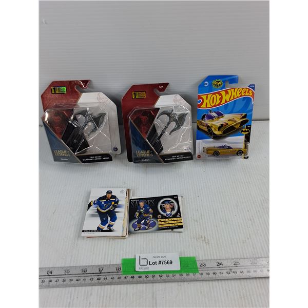 League Of Legends Darius True Metal Ake, Hockey Cards, Hot Wheels Batmobile