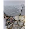 Image 2 : Various Doilies And Table Clothes, (2) Pillows