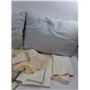 Image 3 : Various Doilies And Table Clothes, (2) Pillows