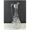 Image 2 : (2) Glass Pitchers Up To 12"