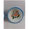 Image 2 : (2) Enameled Metal Wash Basins 13.5" Diameter