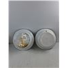Image 3 : (2) Enameled Metal Wash Basins 13.5" Diameter