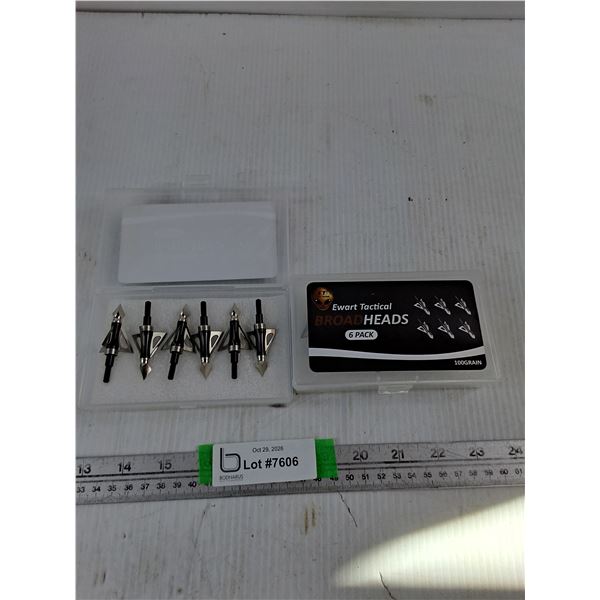 (2) Ewart Tactical Broad Heads (6) Packs