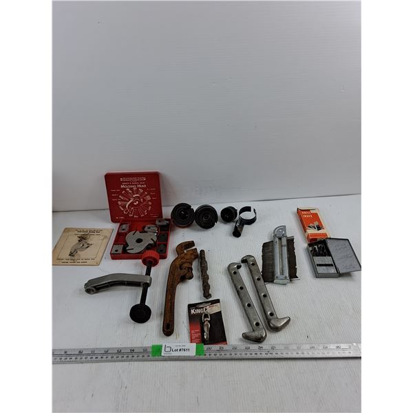 Molding Head Set, Drill Index, Pipe Wrench, Carbon Steel Hole Saw Set, Misc