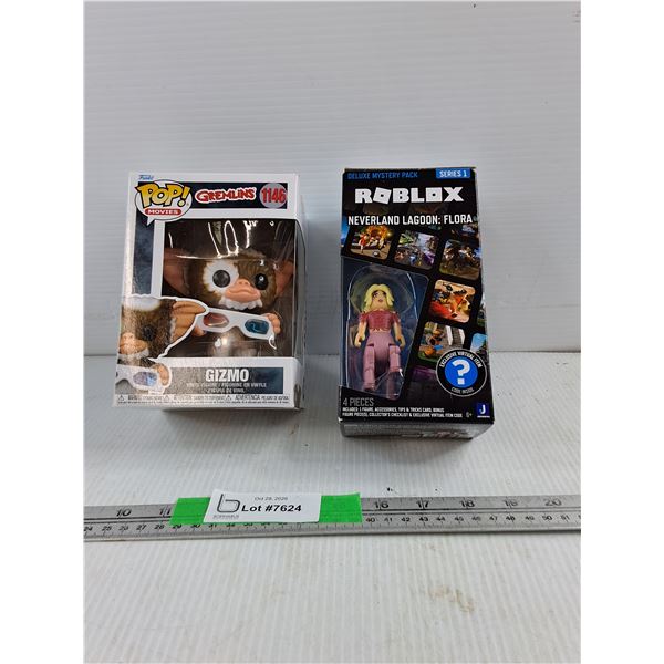 Gremlins Gizmo Figurine, Roblox Neverland Laggon Flora Figurine Both Appears NIB