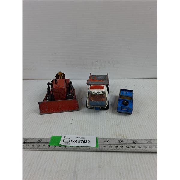 Metal Toy Vehicles- Tractor, Truck