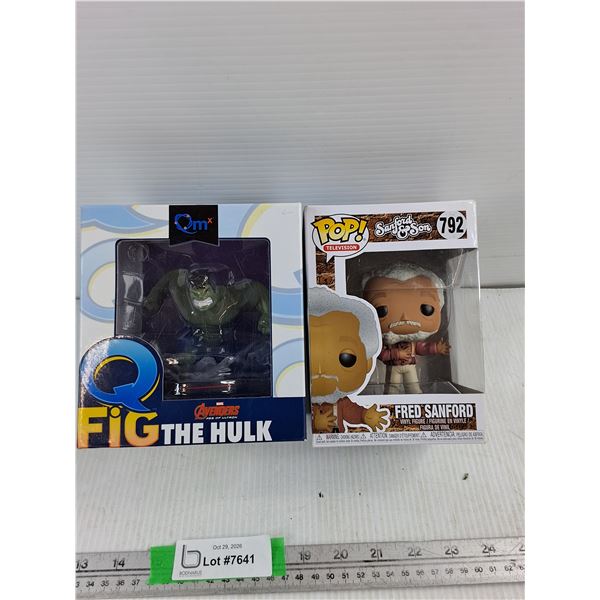 Hulk & Fred Sanford Figurines Appears NIB