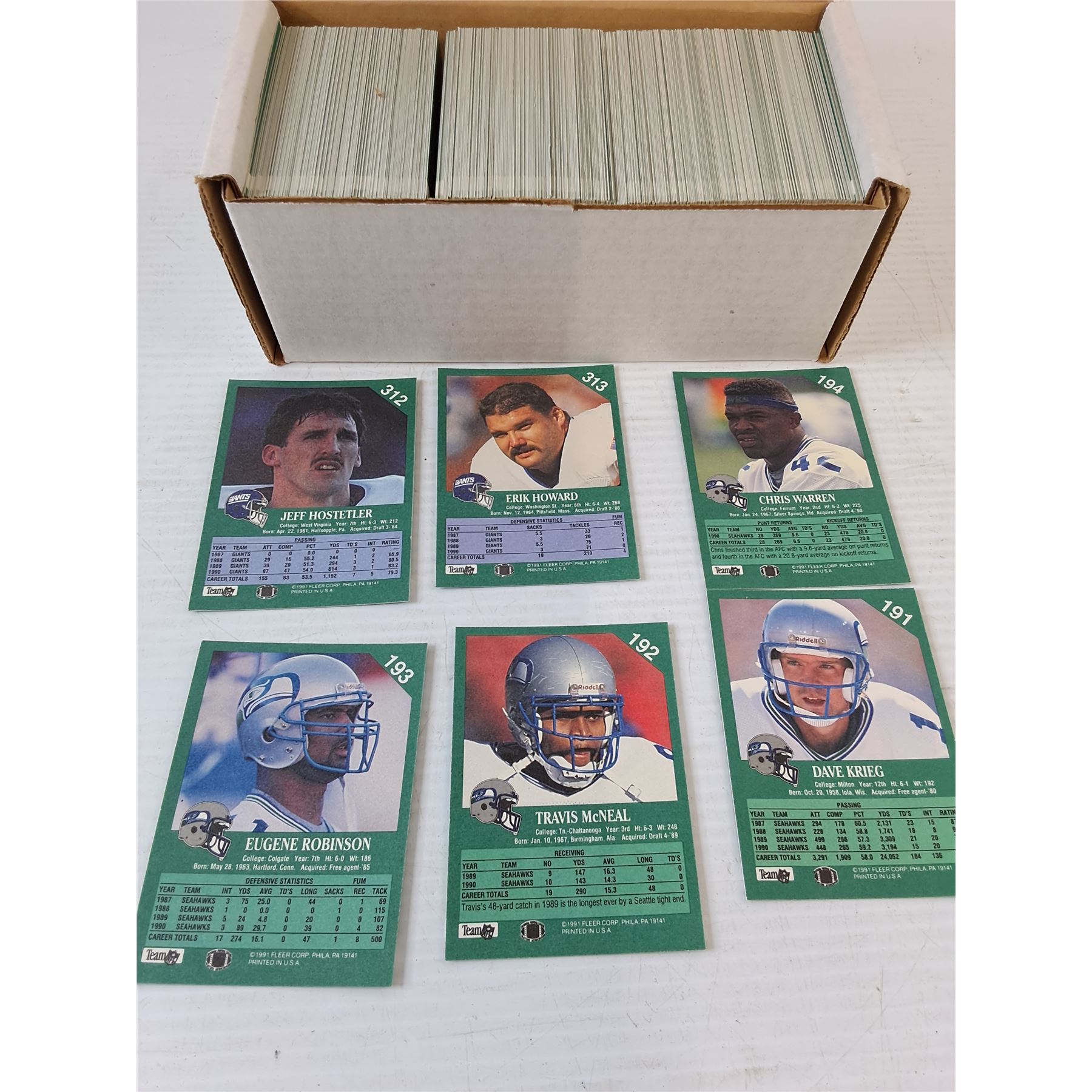 Assorted Football Cards - Cannot Authenticate - Bodnarus Auctioneering