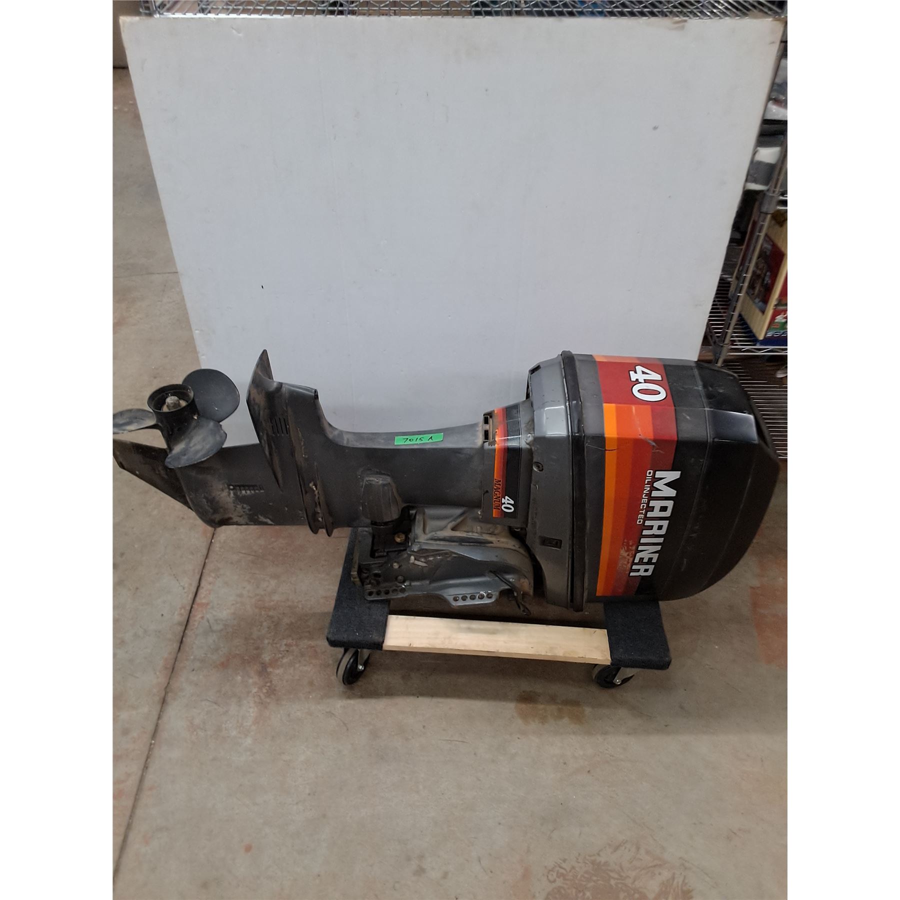 * Mariner Magnum 40 Oil Injected Outboard Motor - Untested, As is ...