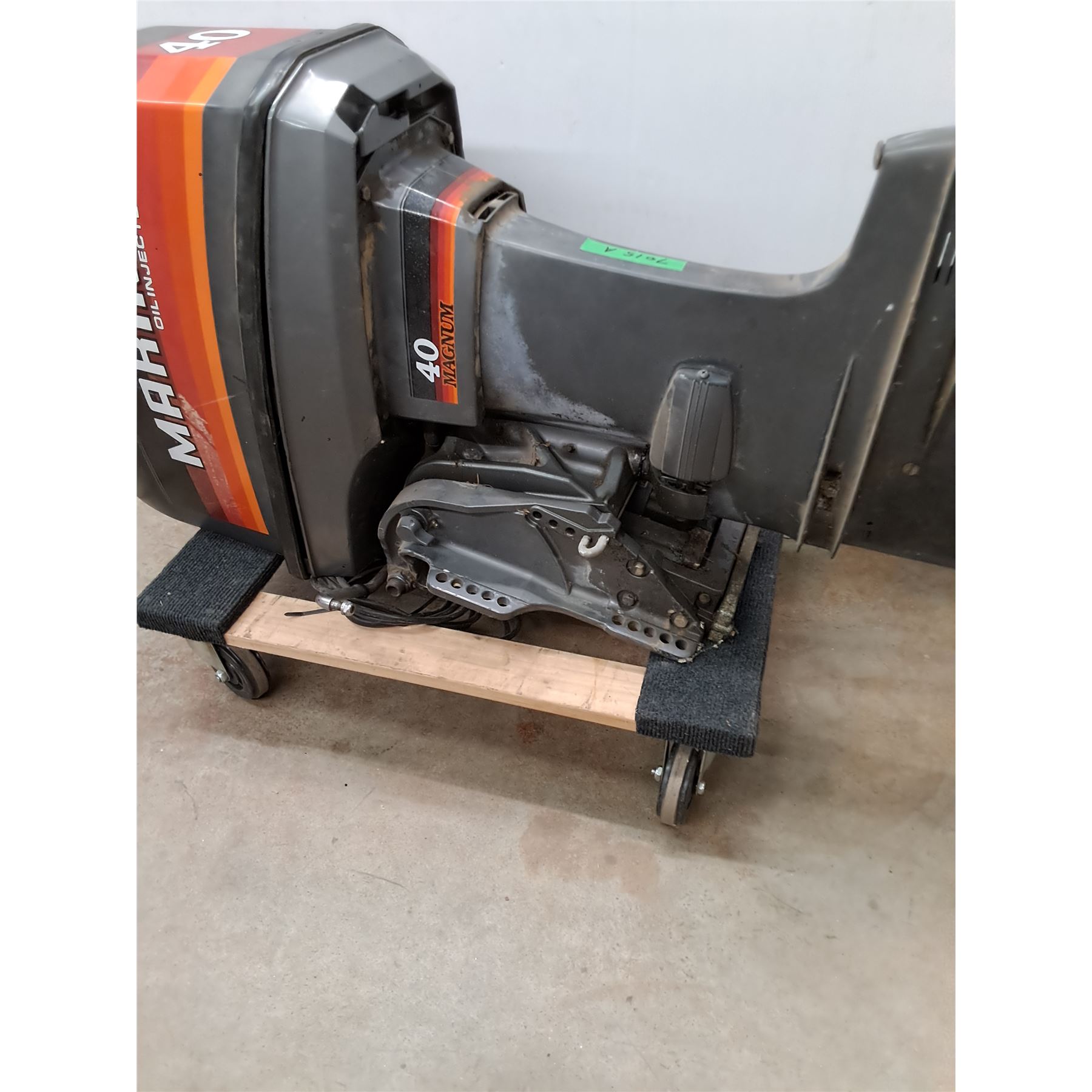 * Mariner Magnum 40 Oil Injected Outboard Motor - Untested, As is ...