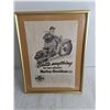 Image 2 : Harley-Davidson Memorabilia- Framed Ad, NIB Die Cast Model, Tin, Playing Cards