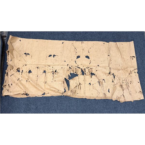 Antique Hawaiian Kapa, Sheets from a Kapa Moe, Tan, Very Fragile 53" x 40" (Appraisal Value $50)