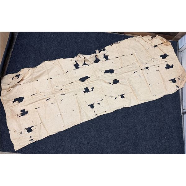 Antique Hawaiian Kapa, Sheets from a Kapa Moe (iho), Natural, Very Fragile 50" x 40"