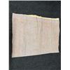 Image 12 : Antique Hawaiian Kapa Moe (2 Sheets, Incomplete), Red & Natural 90" x 60" (Appraisal Value $2,000)