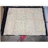 Image 2 : Antique Hawaiian Kapa Moe (2 Sheets, Incomplete), Red & Natural 90" x 60" (Appraisal Value $2,000)