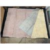 Image 4 : Antique Hawaiian Kapa Moe (2 Sheets, Incomplete), Red & Natural 90" x 60" (Appraisal Value $2,000)