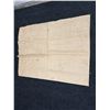 Image 12 : Antique Hawaiian Kapa, Single Sheet (iho), Natural Color 104" x Approx 80" (Appraisal Value $500)