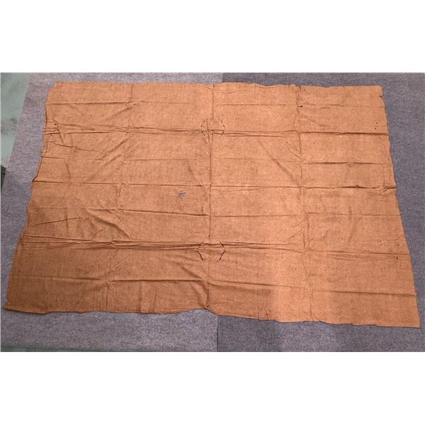 Antique Hawaiian Kapa, Single Sheet (kilohana), Coffee Color 118" x 81" (Appraisal Value $1,800)