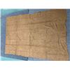 Image 3 : Antique Hawaiian Kapa, Single Sheet (kilohana), Coffee Color 118" x 81" (Appraisal Value $1,800)