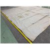 Image 12 : Antique Hawaiian Kapa Moe (2 Sheets, Incomplete), Blue & Natural 101" x 87" (Appraisal Value $3,500)