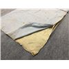 Image 17 : Antique Hawaiian Kapa Moe (2 Sheets, Incomplete), Blue & Natural 101" x 87" (Appraisal Value $3,500)