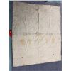 Image 2 : Antique Hawaiian Kapa Moe (2 Sheets, Incomplete), Blue & Natural 101" x 87" (Appraisal Value $3,500)