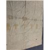 Image 4 : Antique Hawaiian Kapa Moe (2 Sheets, Incomplete), Blue & Natural 101" x 87" (Appraisal Value $3,500)