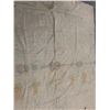 Image 5 : Antique Hawaiian Kapa Moe (2 Sheets, Incomplete), Blue & Natural 101" x 87" (Appraisal Value $3,500)