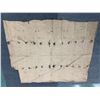 Image 3 : Antique Hawaiian Kapa Moe (2 Sheets, Incomplete), Gray & Natural 101" x 80" (Appraisal Value $1,500)