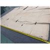 Image 10 : Antique Hawaiian Kapa Moe (3 Sheets, Incomplete), Natural Color 110" x 80" (Appraisal Value $1,800)