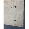 Image 4 : Antique Hawaiian Kapa Moe (3 Sheets, Incomplete), Natural Color 110" x 80" (Appraisal Value $1,800)