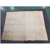 Image 1 : Antique Hawaiian Kapa Moe (4 Sheets, Apparently Complete), Natural 109" x 84"  (Appraisal $1,500)