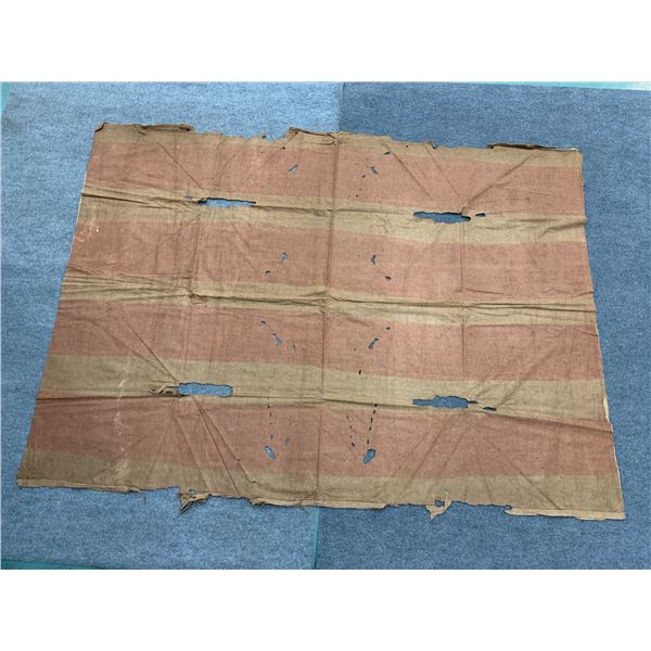 Antique Hawaiian Kapa Moe (5 Sheets, Complete), Brown & Pink 100" x 73" (Appraisal Value $4,500)
