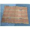 Image 1 : Antique Hawaiian Kapa Moe (5 Sheets, Complete), Brown & Pink 100" x 73" (Appraisal Value $4,500)