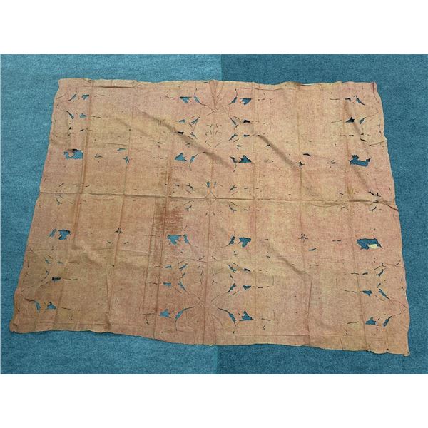 Antique Hawaiian Kapa, Single Sheet (possibly kilohana), Pink & Natural 94" x 72" (Appraisal $500)