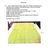 Image 17 : Antique Hawaiian Kapa, Single Sheet (kilohana), Mustard Yellow 103" x 81" (Appraisal Value $1,800)