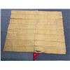 Image 2 : Antique Hawaiian Kapa, Single Sheet (kilohana), Mustard Yellow 103" x 81" (Appraisal Value $1,800)