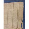 Image 3 : Antique Hawaiian Kapa, Single Sheet (kilohana), Mustard Yellow 103" x 81" (Appraisal Value $1,800)