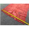 Image 12 : Antique Hawaiian Kapa, Single Composite Sheet (possibly pa'u), Red 153" x 39" (Appraisal $1,000)