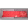 Image 1 : Antique Hawaiian Kapa, Single Composite Sheet (possibly pa'u), Red 153" x 39" (Appraisal $1,000)