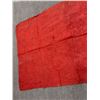 Image 6 : Antique Hawaiian Kapa, Single Composite Sheet (possibly pa'u), Red 153" x 39" (Appraisal $1,000)