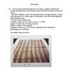 Image 15 : Antique Hawaiian Kapa Moe (5 Sheets, Complete), Pink & Natural 91" x 81" (Appraisal Value $3,000)