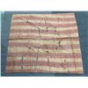 Image 1 : Antique Hawaiian Kapa Moe (5 Sheets, Complete), Pink & Natural 91" x 81" (Appraisal Value $3,000)