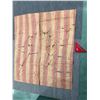 Image 2 : Antique Hawaiian Kapa Moe (5 Sheets, Complete), Pink & Natural 91" x 81" (Appraisal Value $3,000)